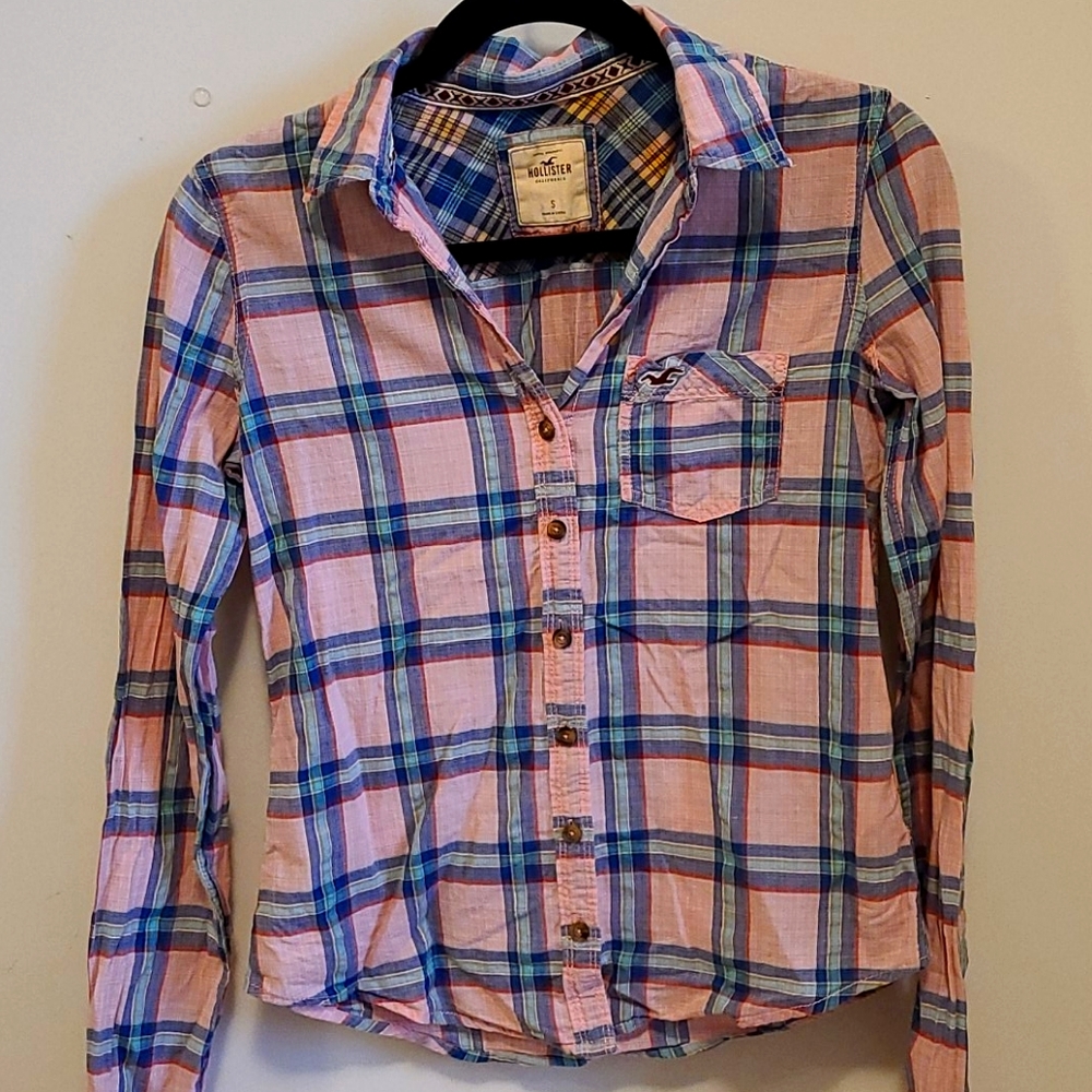 HOLLISTER long sleeve, S-size, thin cotton, Shirt